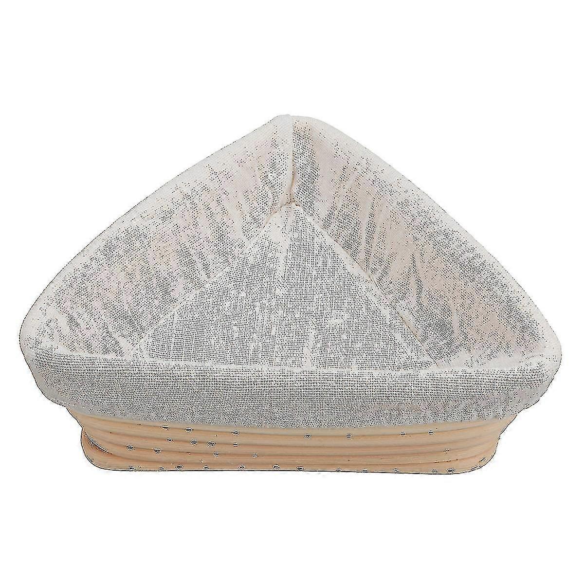 16cm Bread Proving Basket Dough Proofing Basket Banneton Rattan Triangle