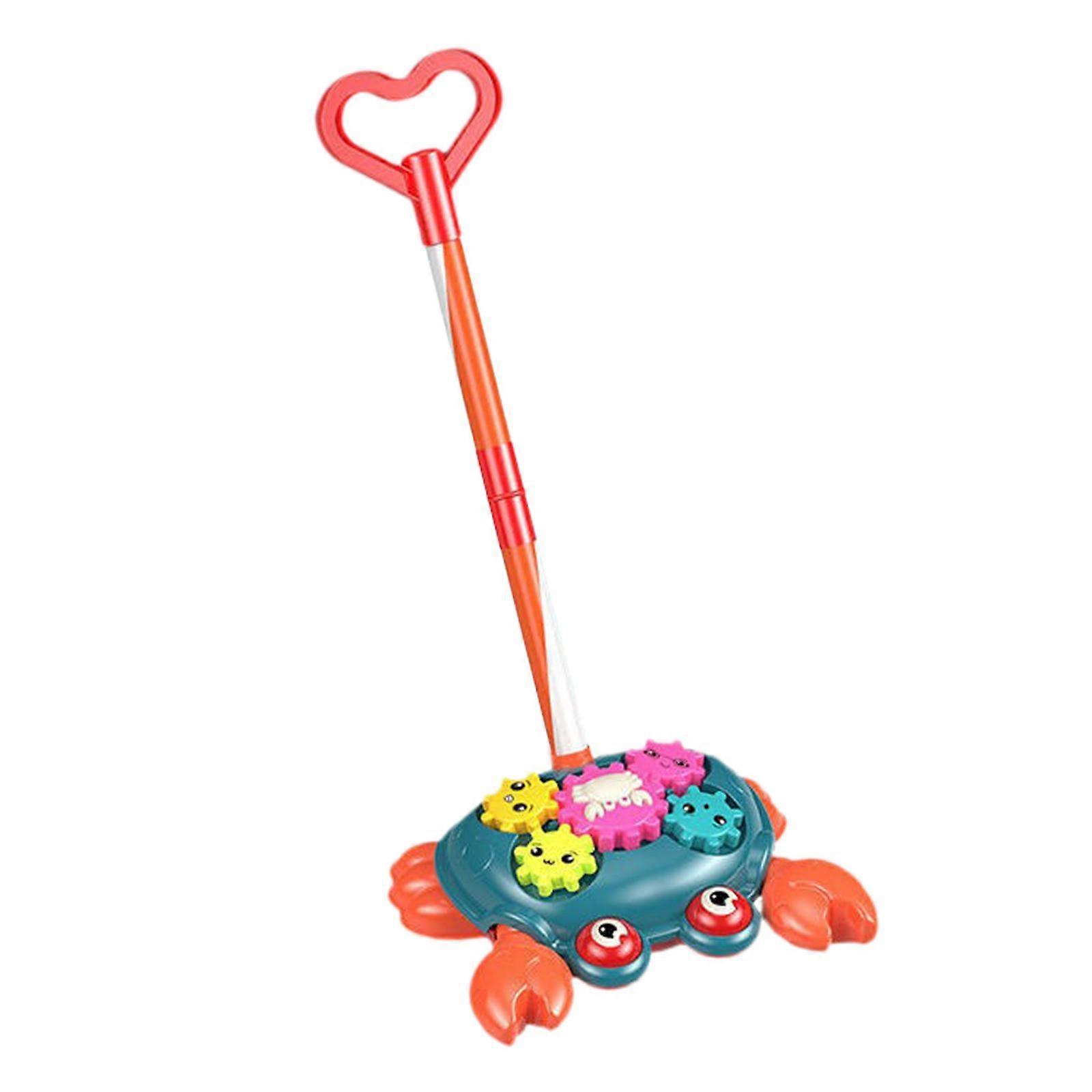 Preschool Learning Activities Crab Push Along Walking Toys for Toddlers Kids
