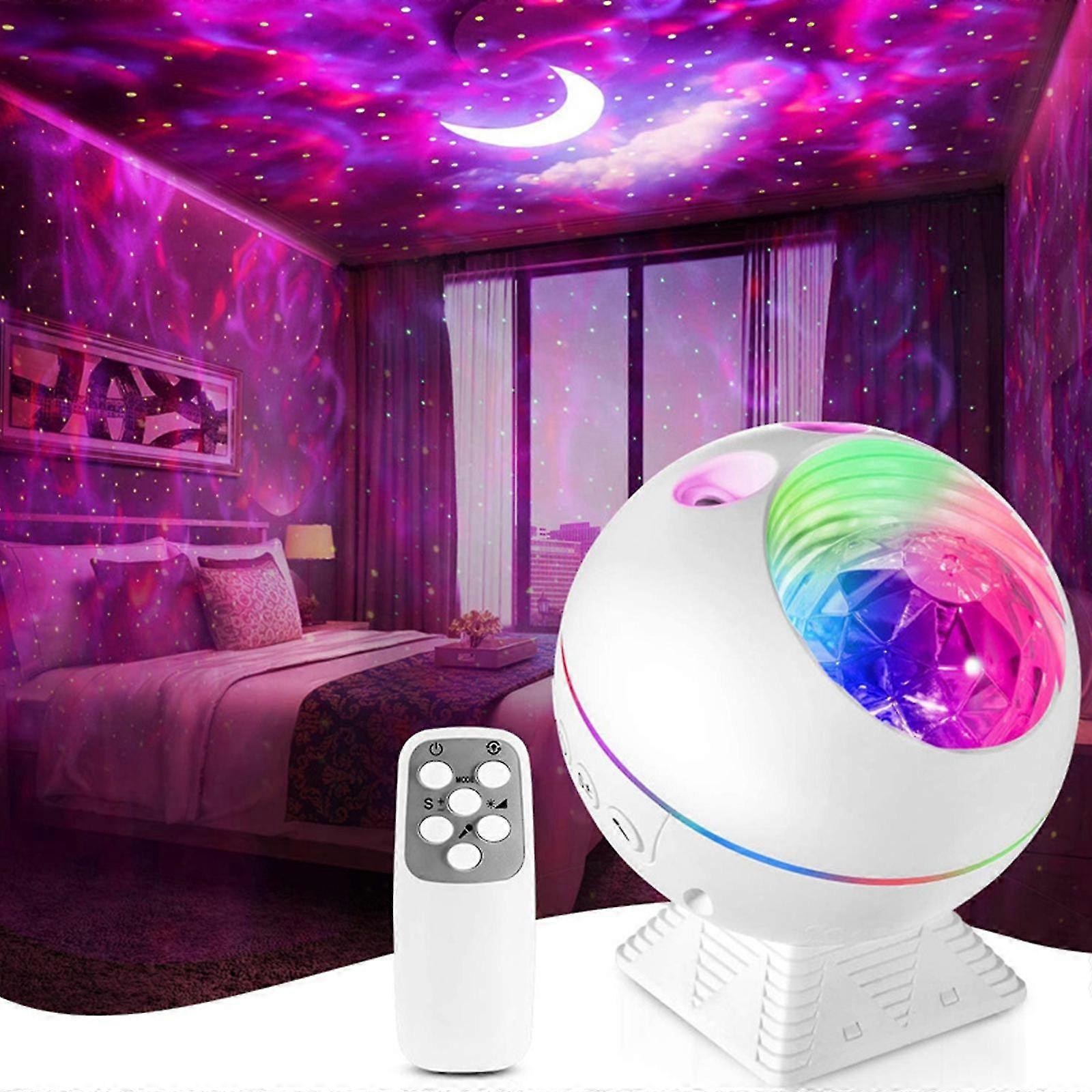 Galaxy Projector, 3 In 1 Night Light Projector With Remote Control