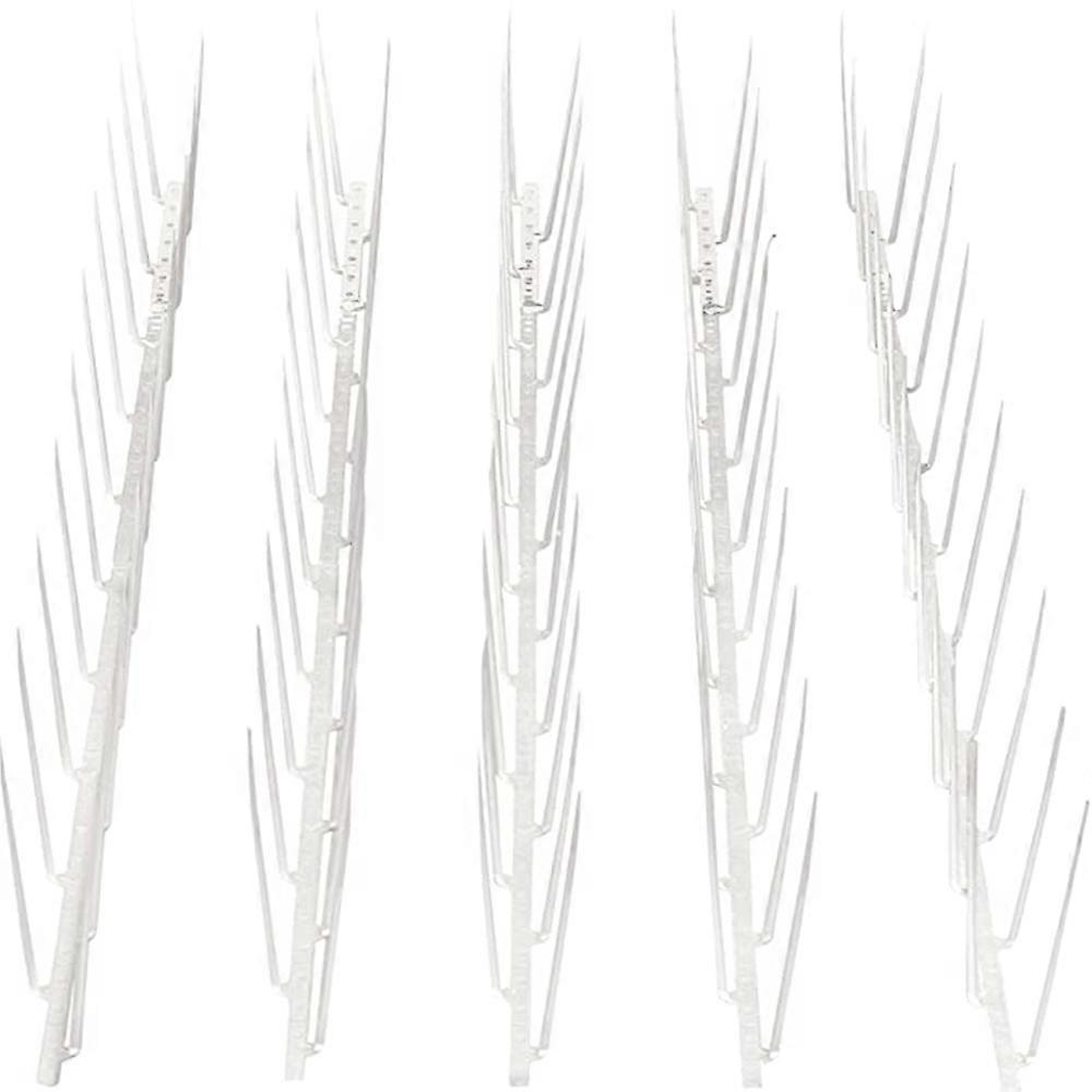 Bird Spikes, Squirrel Spikes Pigeons Spike Strips for Bird and Cat, Raccoon Animals Repellent to Keep Off Pigeon Crow and Small Bird, Bird Repellent D