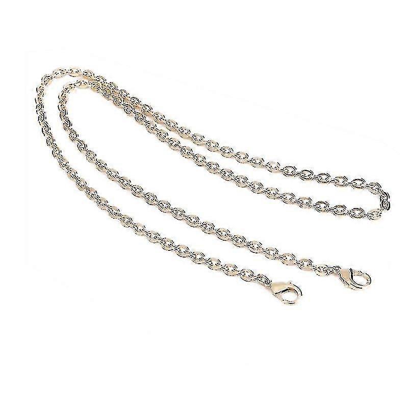 60cm/120cm حقيبة يد السلاسل المعدنية الكتف حقيبة حزام Diy سلسلة محفظة قابلة للفصل استبدال حزام سلسلة محفظة لCrossbod