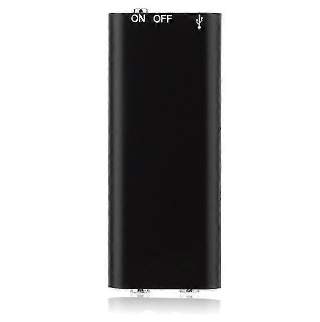 Voice recorder USB pen voice activated Mp3 player, sound flash drive-8GB(Black)