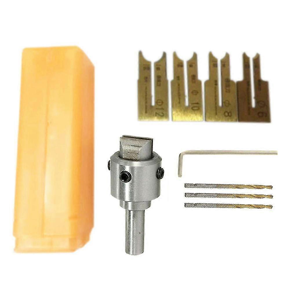 Perler Bor Bit Træ Perle Maker Fræser Sæt Træbearbejdning Tool Kit