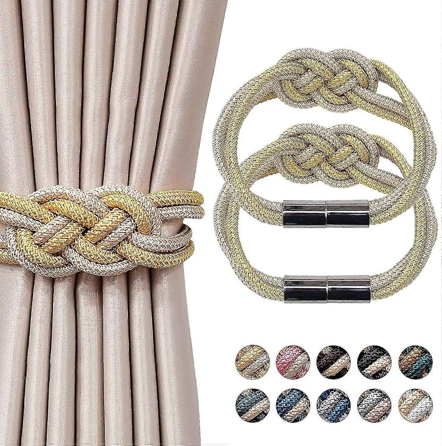 2pcs Magnetic Curtain Tiebacks Curtain Clips