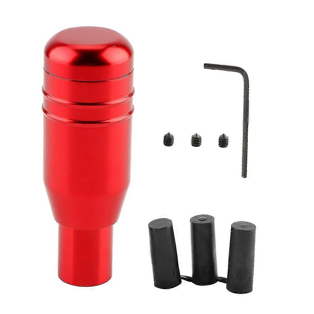 Universal Manual Gear Shift Knob - Red Round Ball Shape
