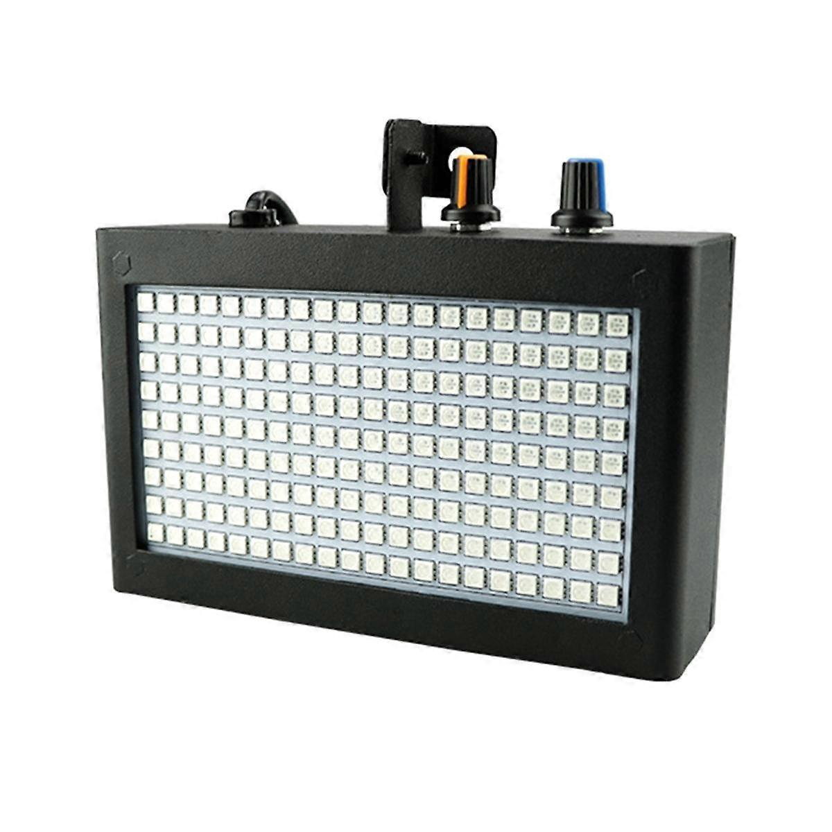 Lumière stroboscopique de scène, lumière blanche d’éclairage de scène flash super lumineux de 180 LED pour mariage, Noël, naissance