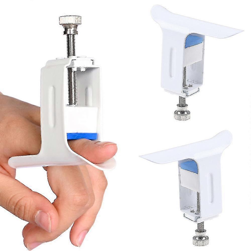 Finger Fixation Straightener Finger Repair Splint Joint Bend Corrector Orthosis Tool, 1 Piece, White