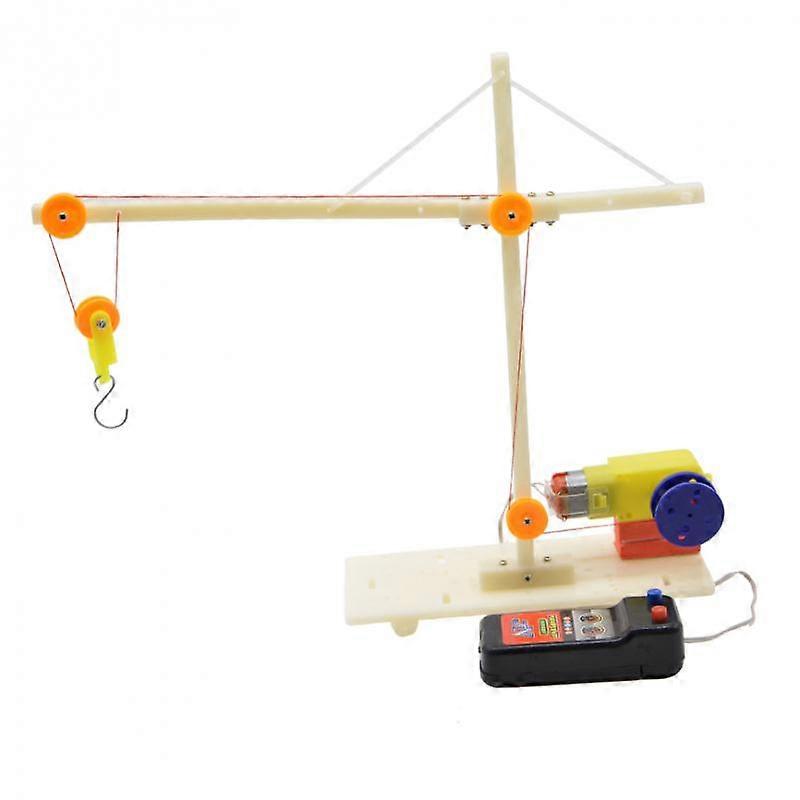 Assembled Electric Crane Science Educational Toys