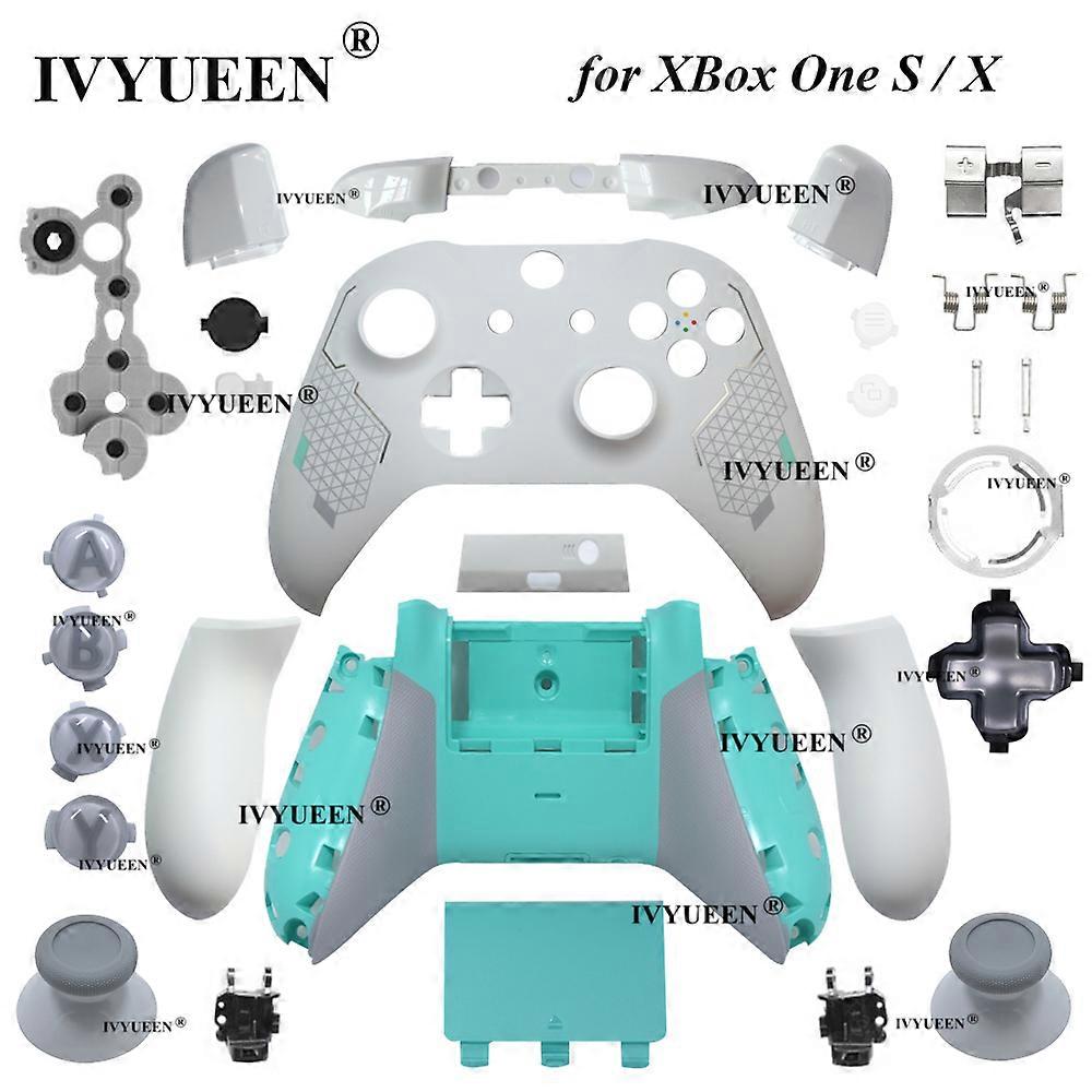 Guscio di ricambio dell'alloggiamento per Xbox One X S Controller Case Coperchio frontale RB LB RT LT Trigger Button Mod Kit Modello 1708