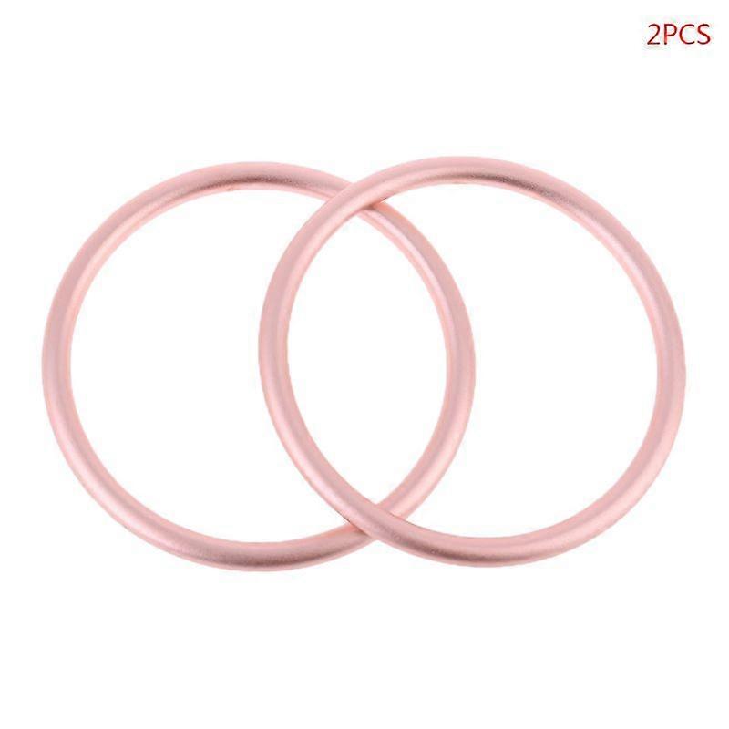 حزمة من 2 الطفل حبال الدائري الألومنيوم التفاف حلقات لينة الناقل الدائري الملحقات