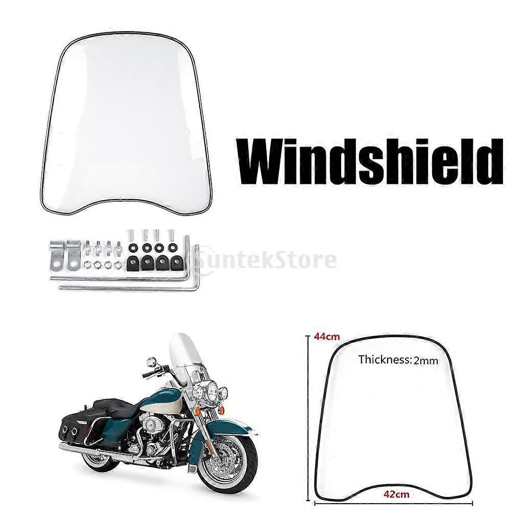 Universal Clear PC Windshield Wind or  For Motorcycle ATV Motorcycle Windshield Wind Screen Deflector Protector
