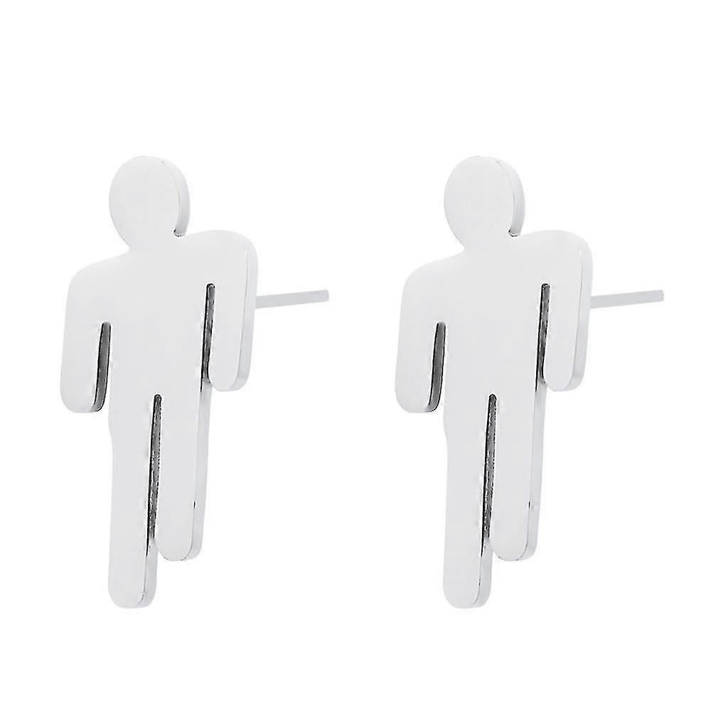 Unbrand Billie Eilish Orecchini Argento Donne Orecchini Unici (1 Paio)