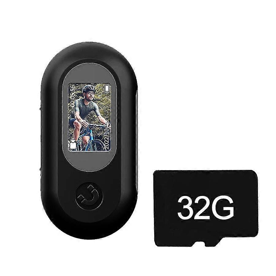 2023 New Small Action Camera, Portable Thumb Camera For Travel, Sports, Vlogging, Weight 22g, With Portable Camera Accessories, Data Cable With 32gb T