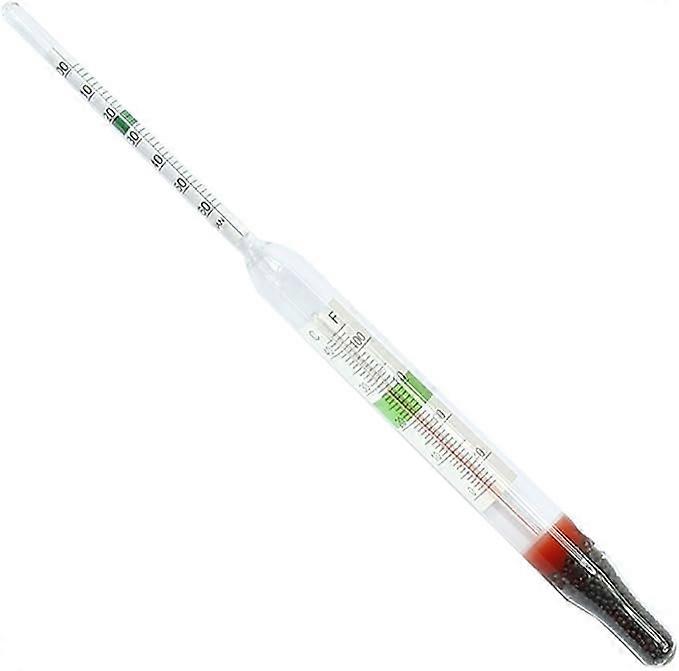 Aquarium Glass Float Hydrometer With Thermometer Salt Marine [Misc.]