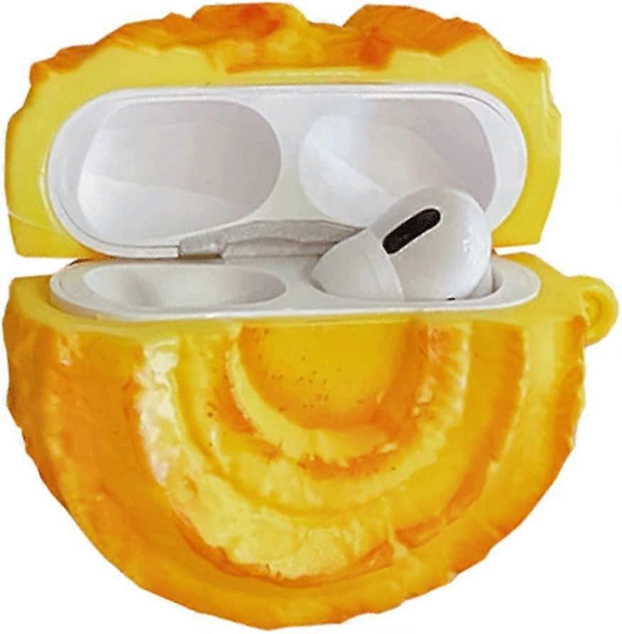 Ubiuo liangnv 3D Mignon Vivid Cookie Design Air pods Couverture Enfants Adolescents Filles Dessin An