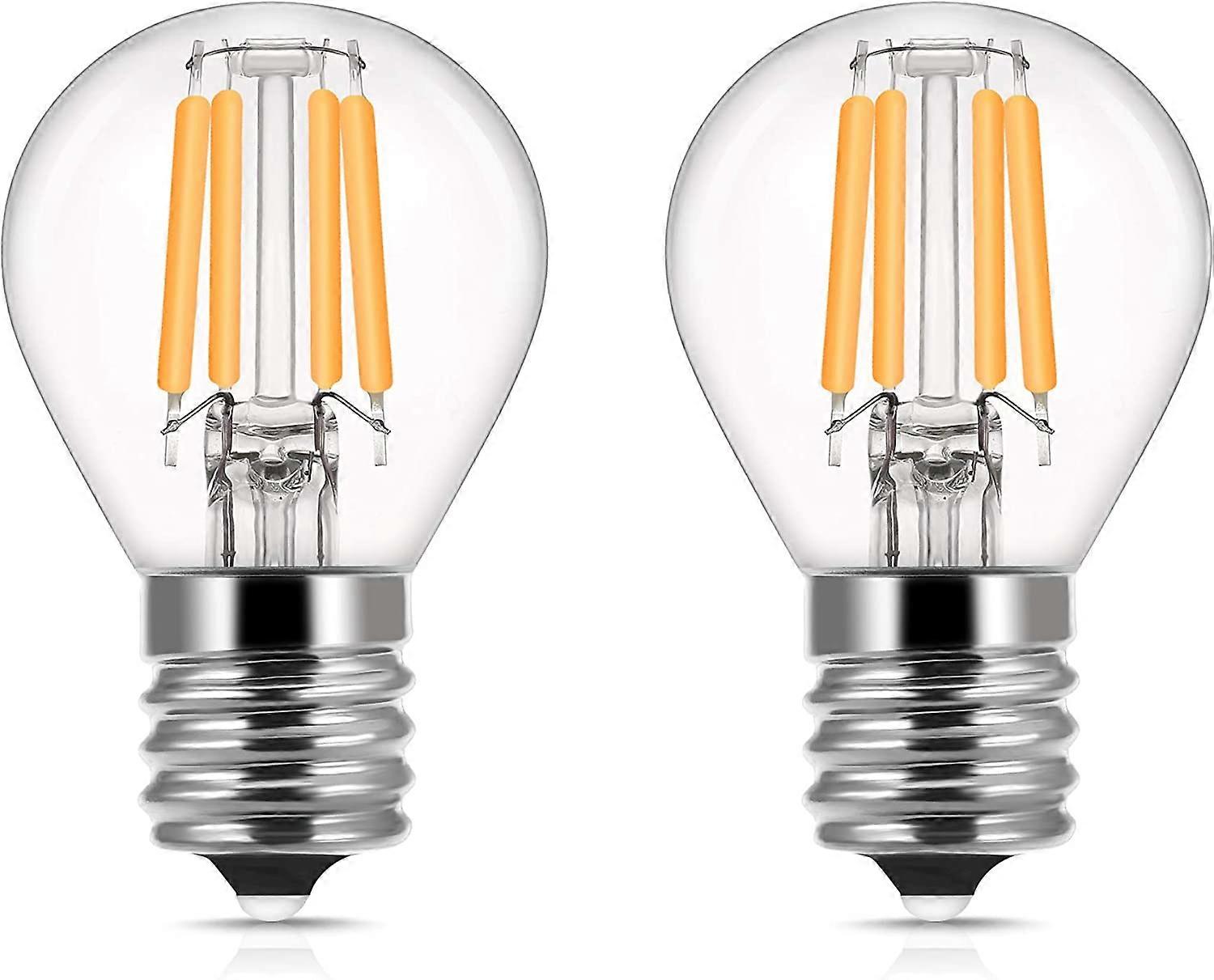 Ampoule globe LED à culot E17, équivalent incandescent 40W, ampoule de remplacement à filament LED Mini S11 4W, culot intermédiaire E17, blanc chaud pour luminaire domestique