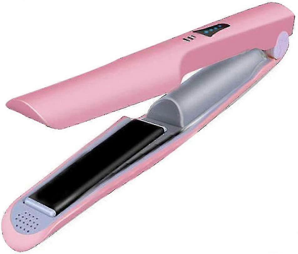 Mini Wireless Usb Rechargeable Cordless Hair Straightener Flat Iron-MXBC