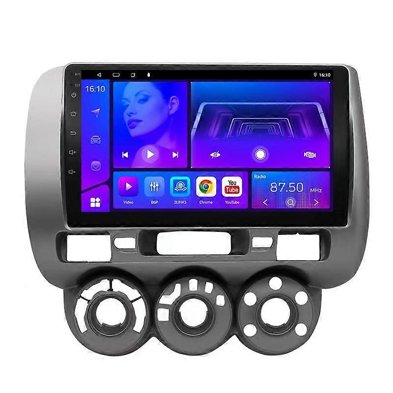 2 Din For Honda Fit Jazz City 2002-2007 Car Radio Carplay 4g 8-core Wifi Android Auto Car Stereo Car Multimedia Video Player Gps Navigation Dsp Rds