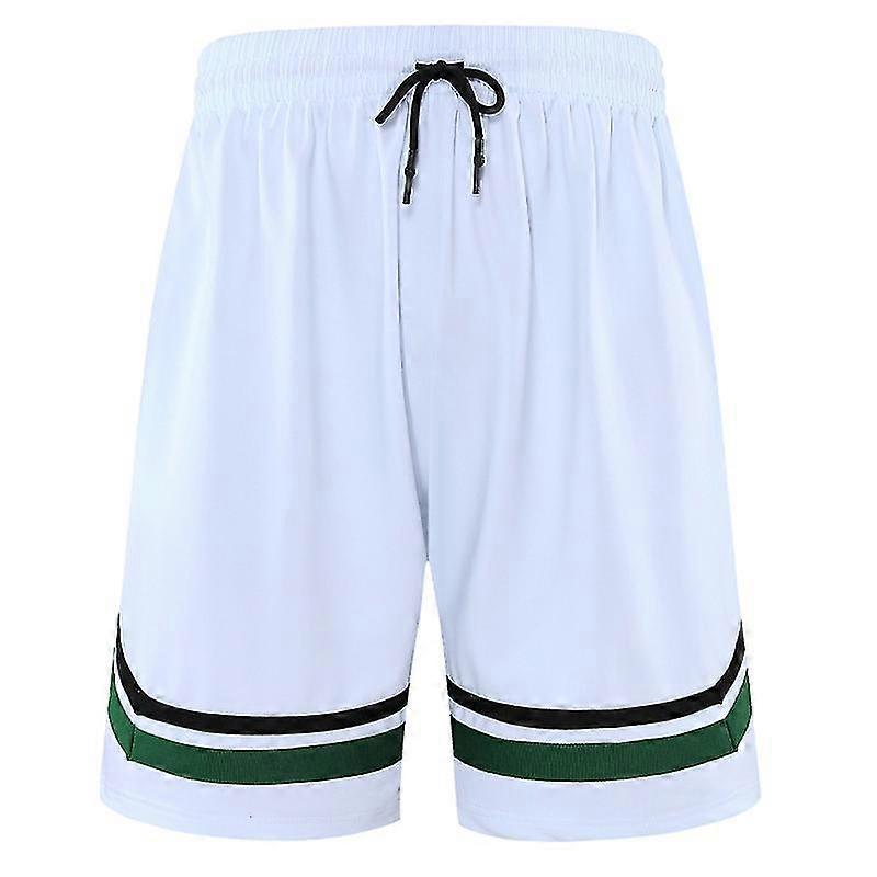 Lösa basketshorts Jogger träning träning gym män bottnar andas utomhus löpning vandring dragsko sweatpants