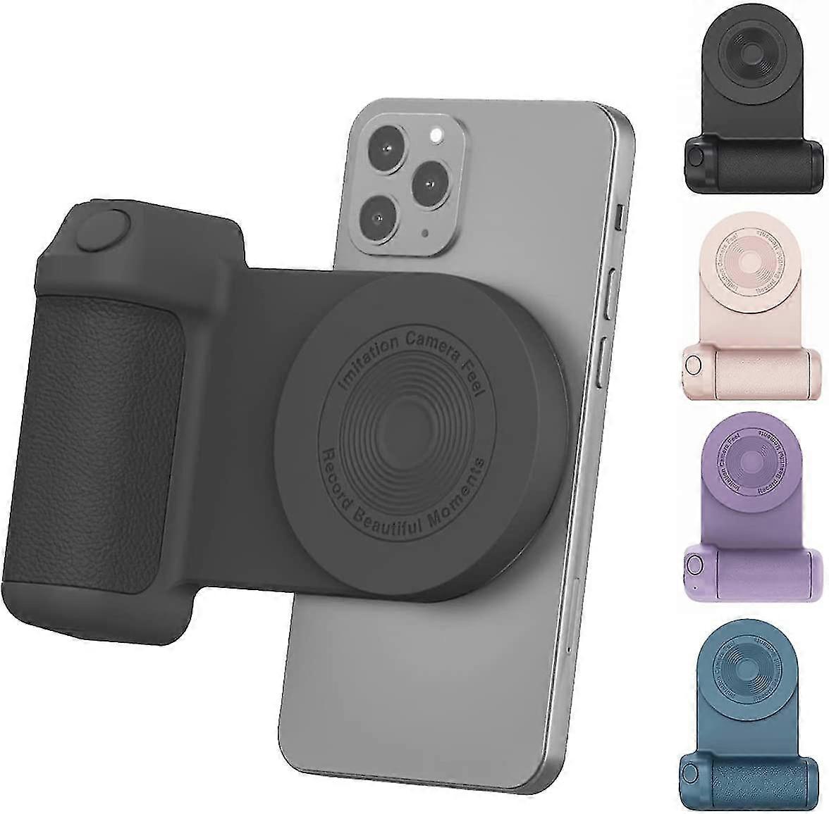 Magnetic Camera Handle Bluetooth Bracket, Camera Holder Grip Type-c Charging Magnetic Selfie Photo Bracket