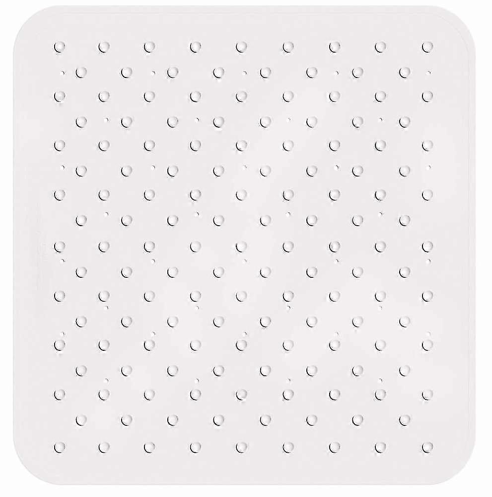 Fine Rubber Non-slip Square Shower Mat With Suction Cups
