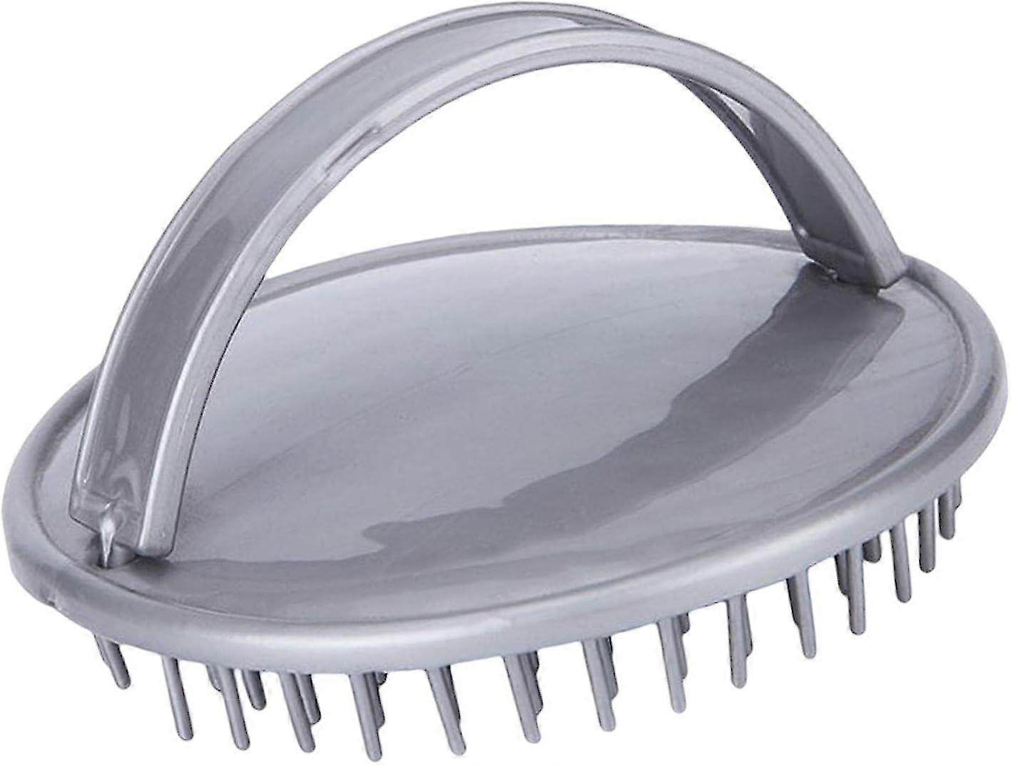 Scalp Brush, High Temperature Resistant Through Hair Easily Massage Scalp For Head Remove Dead Flaky Skin, Gray