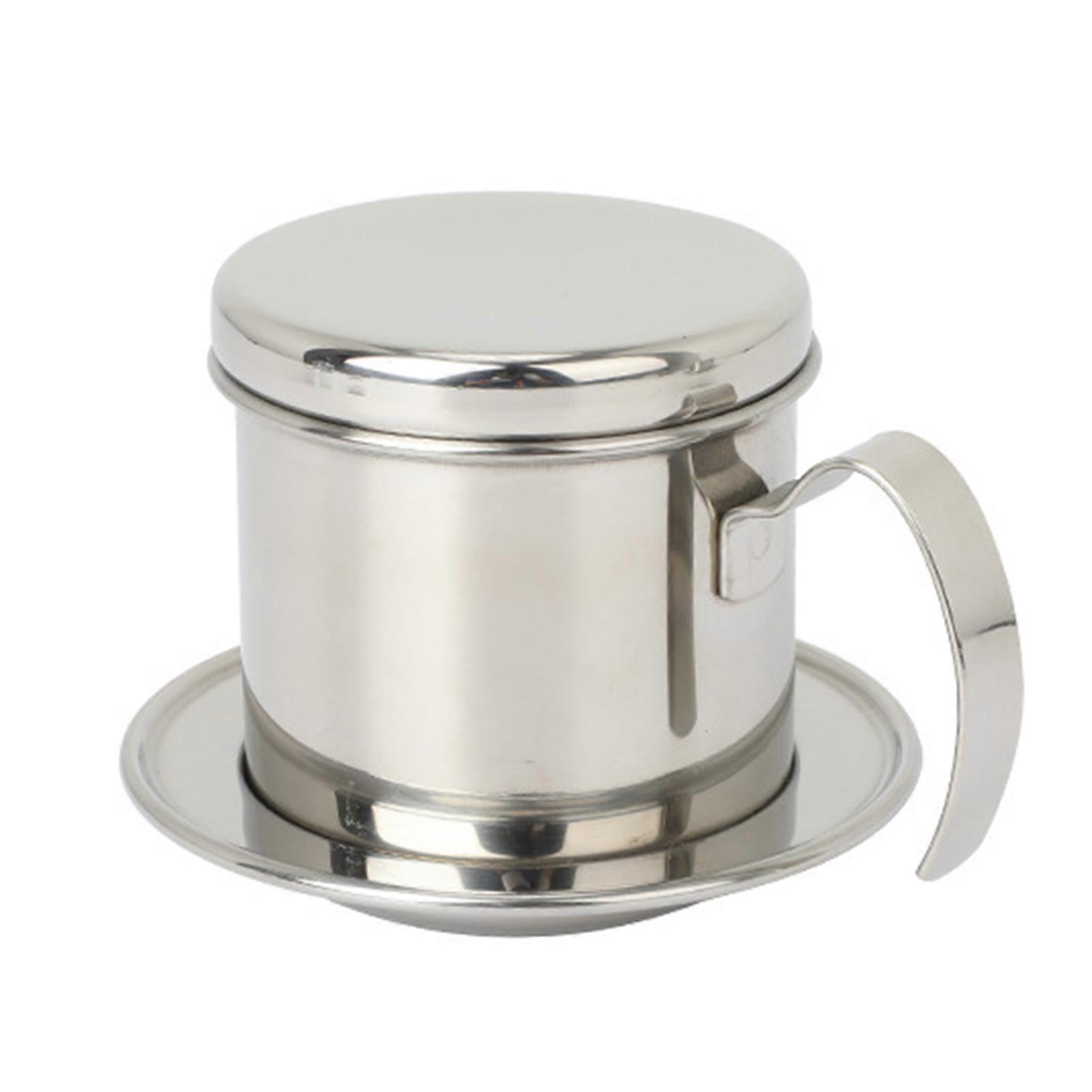 Portable Stainless Steel Coffee Dripper Reusable Filter Drip Pot Cup Cookware