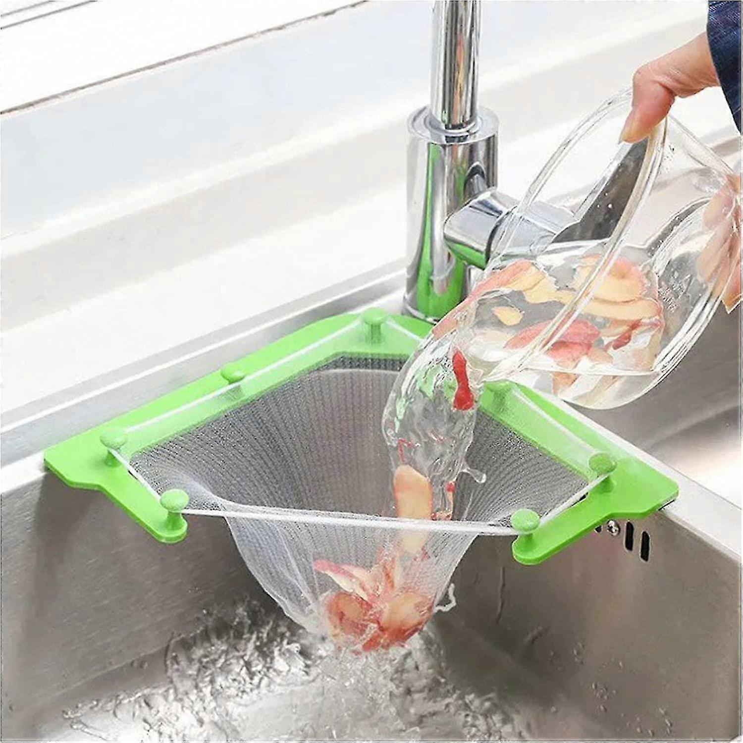 Kitchen Sink Filter, Kitchen Triangular Sink Net Filter, Hanging Sink Food Gift