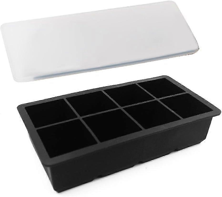 Silicone Ice Cube Tray - Large Size, Easy Release, Dishwasher Safe