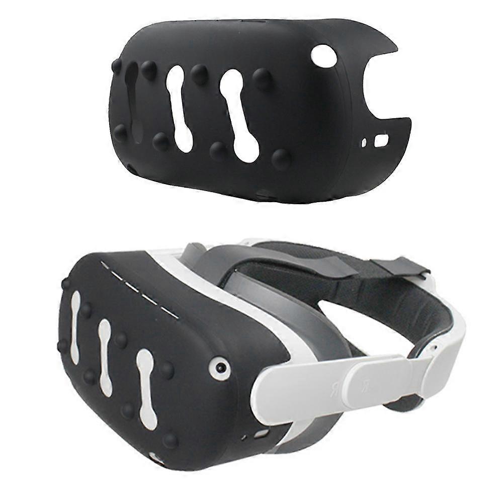 VR Headset Protective Shell Compatible for Oculus Quest 2 Silicone Case Shock Resistant Headset Cover