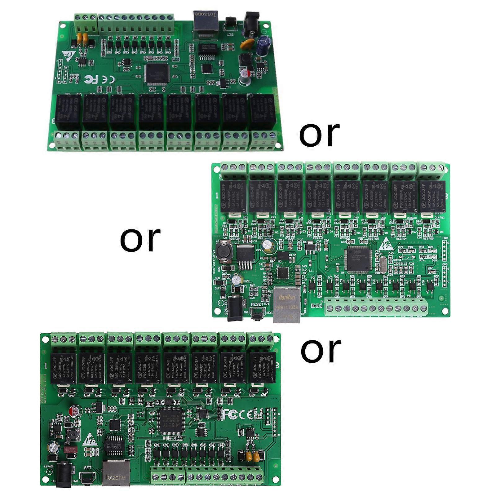 8 Channel Relay Network IP Relay Web Relay Dual Control Ethernet RJ45 interface