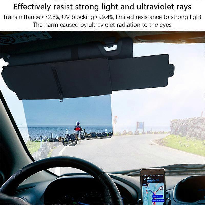 1Pcs Car Sun Visor Extender Anti-glare Sun Blocker Car Window Sunshade And UV Rays Blocker Universal For Cars Accessories