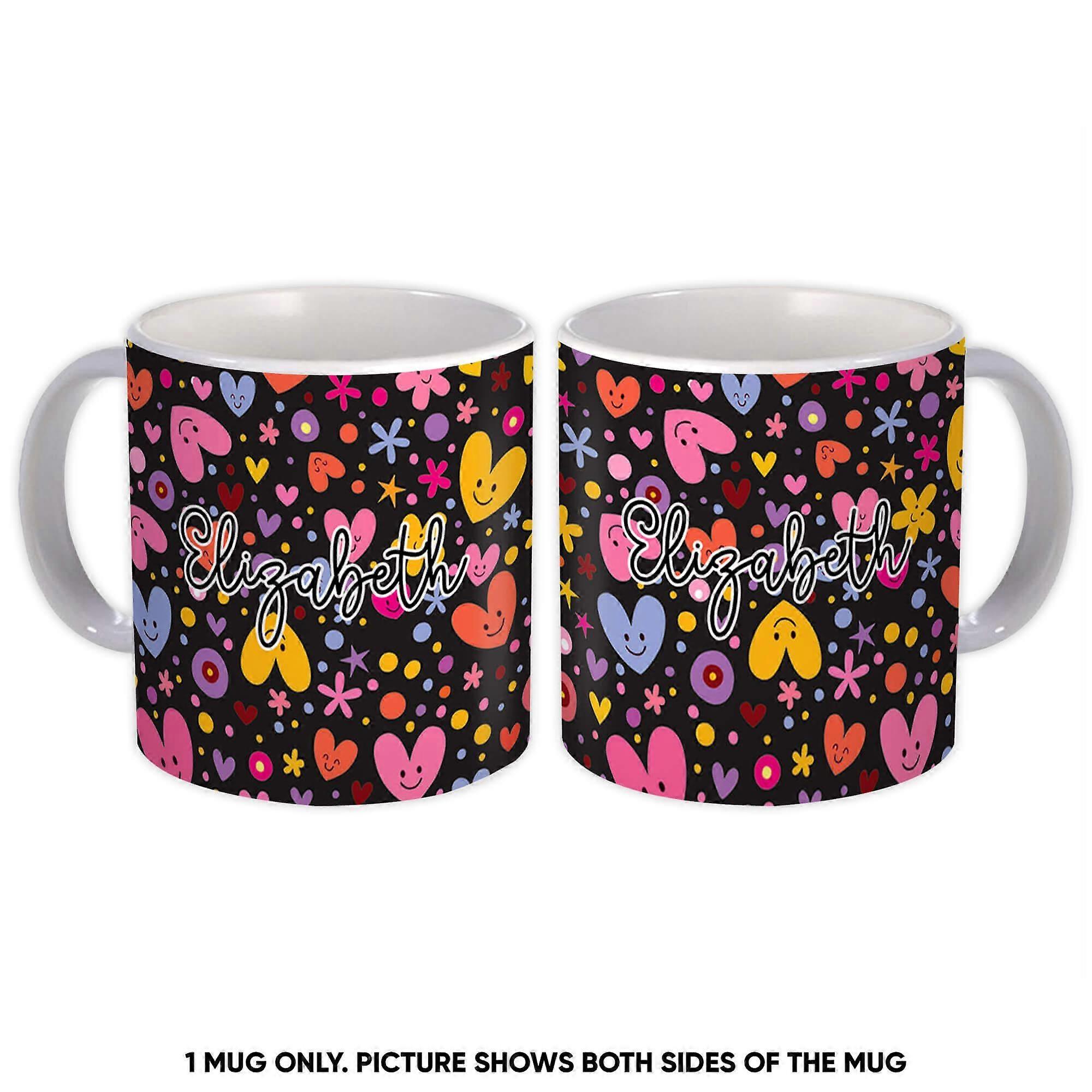 Gift Mug: Happy Hearts Pattern
