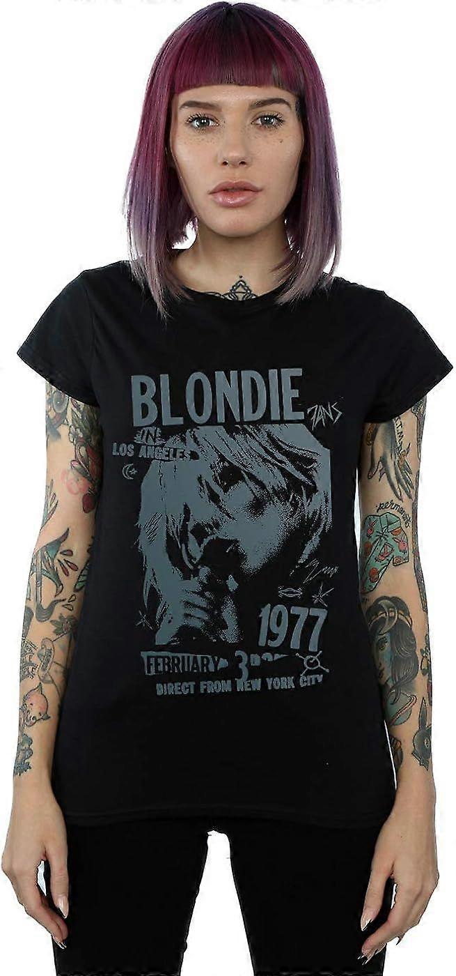 Women's Blondie Tour 1977 Chest T-Shirt Small