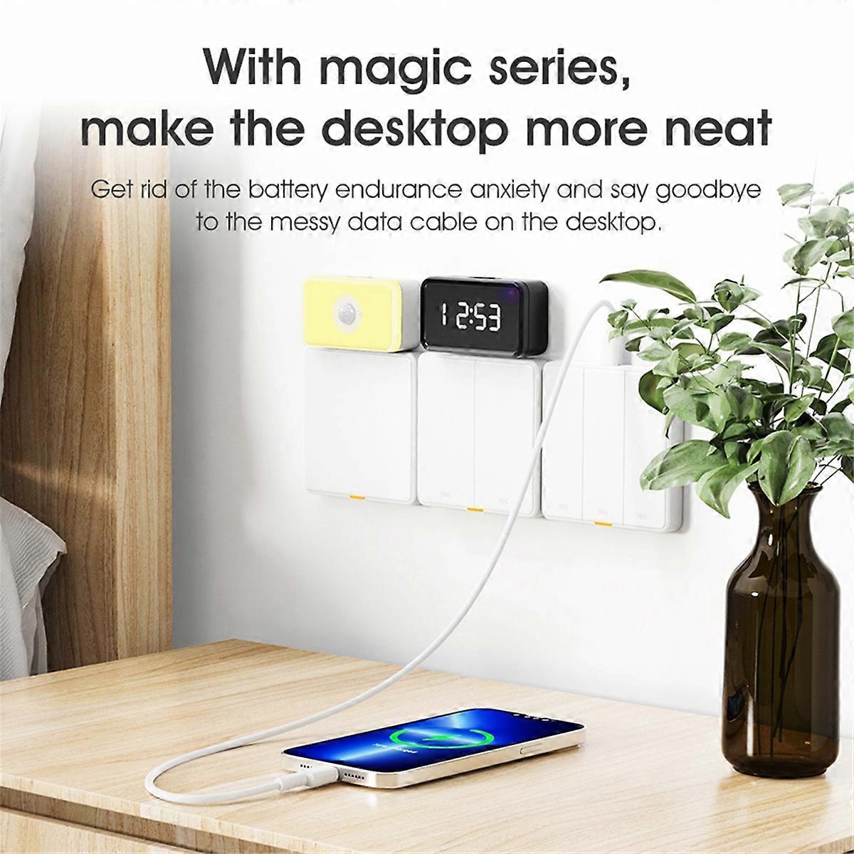 Tuya Gateway Hub with Time Display ZigBee Bluetooth Smart Home Wireless Bridge Smart Life APP Voice