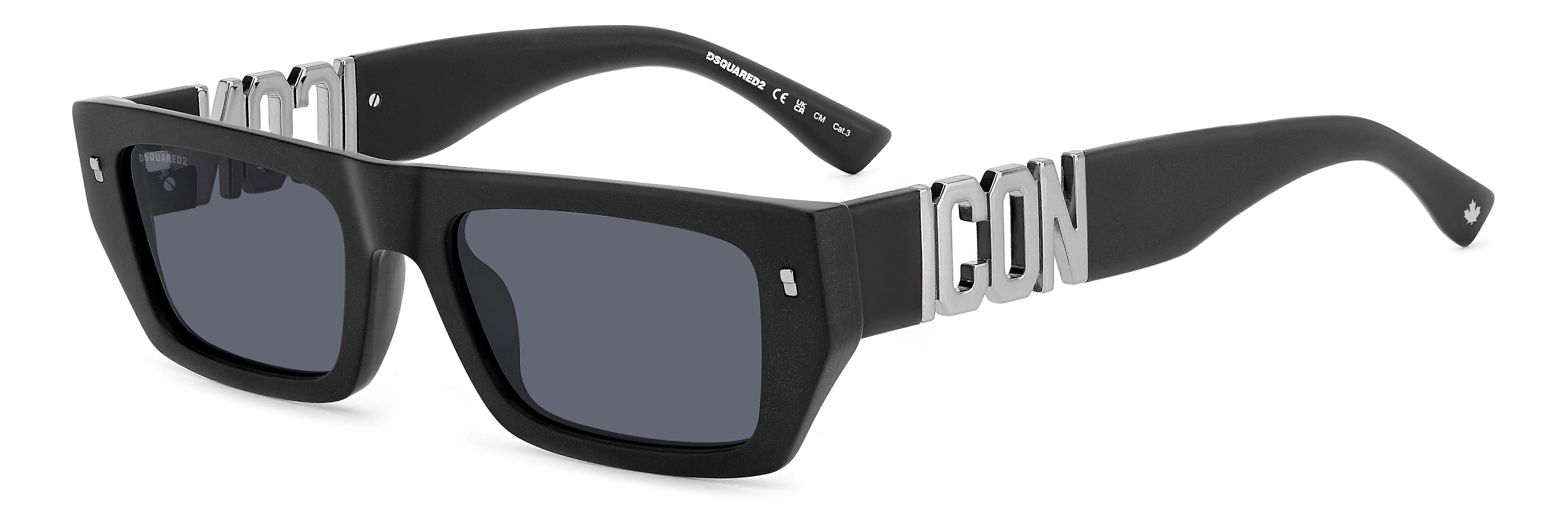 Sunglasses DSQUARED2 ICON 0011/S 003 MATTE BLACK 54/19/145 MAN