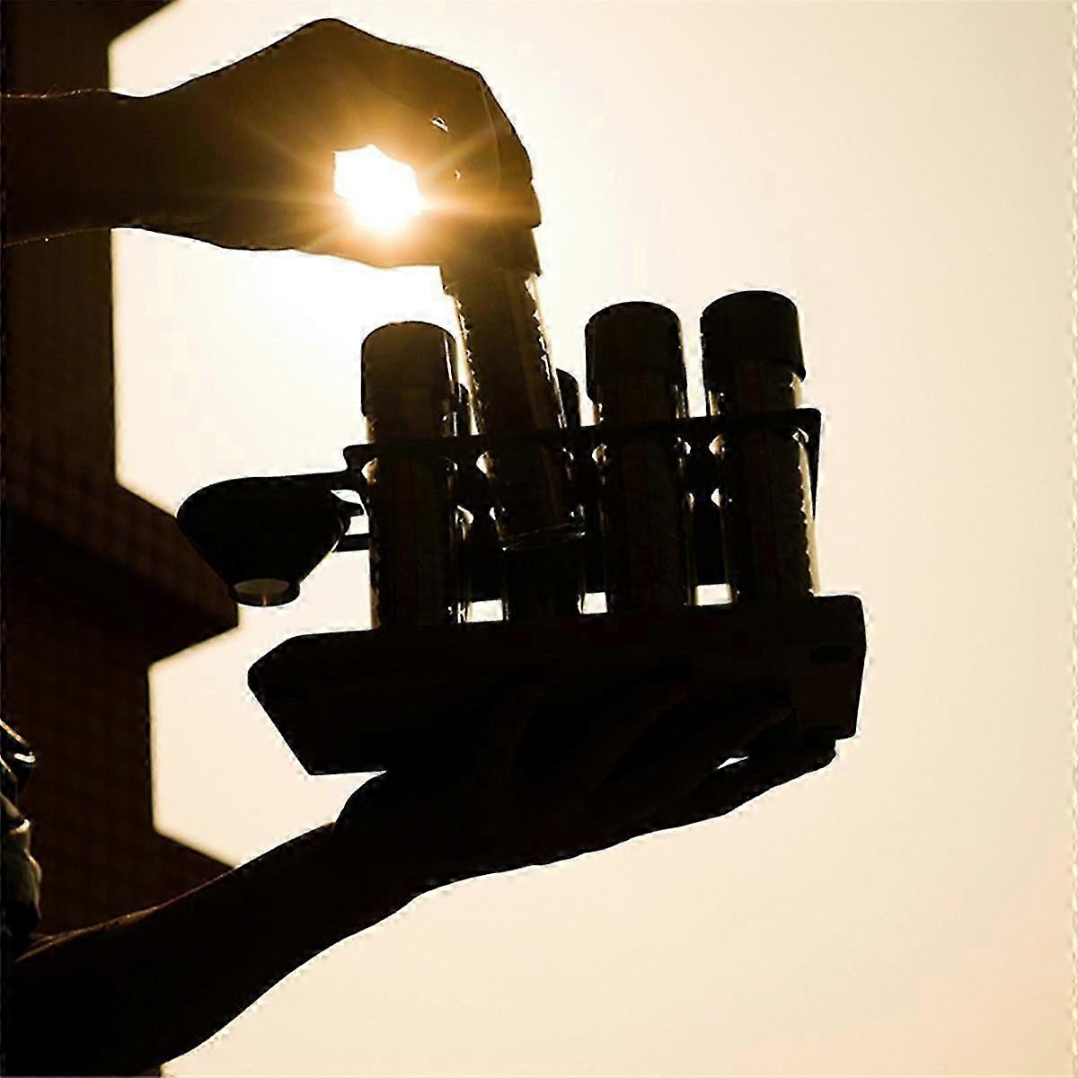 حاوية تخزين حبوب البن 8 أنابيب مع صمام العادم تخزين الطعام للشاي والقهوة والملحقات المنزلية