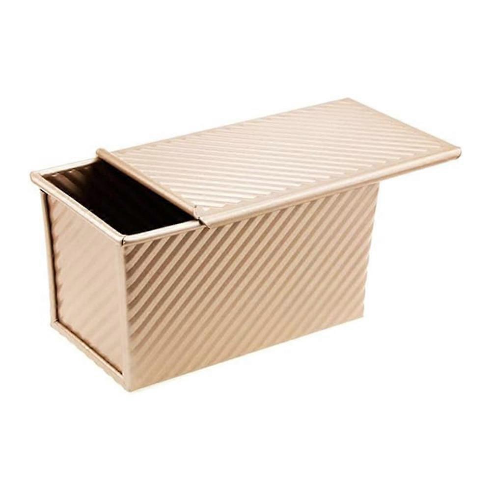 Guld Toast Box Form med låg til luftigt hjemmebagt brød