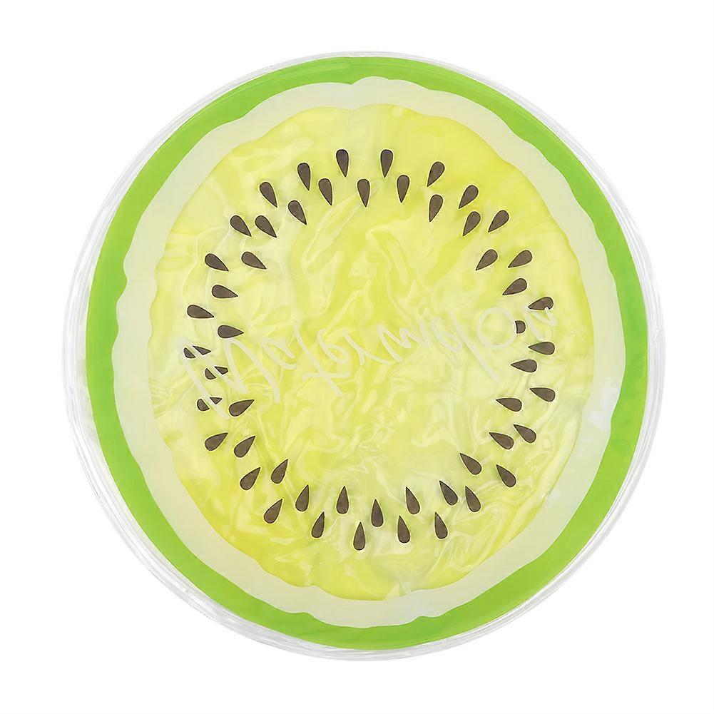 Pet Dog Summer Round Mat Cooling Bed Sleeping Pad Fruit Pattern(kiwi)