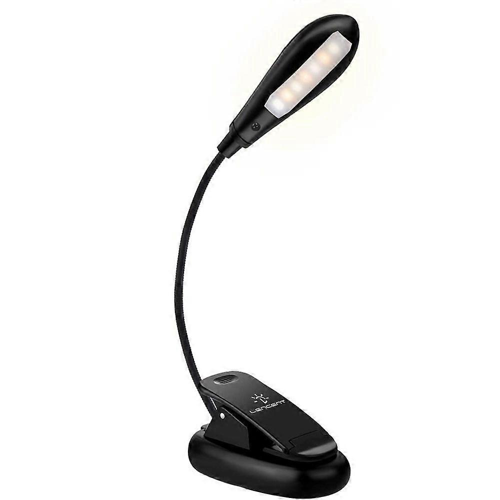 Rechargeable book reading light, suitable for e-readers, night