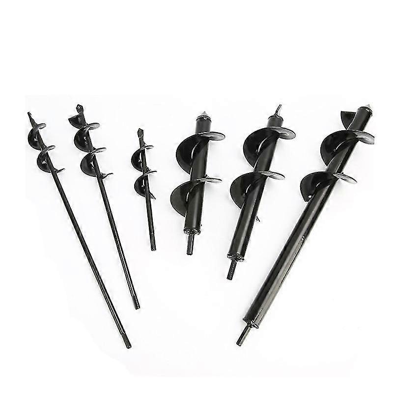 2 Pack Auger Bit Garden Bit Garden Spiral Bit Garden Plant Auger Plant Flower Bulb Auger 4 X 22