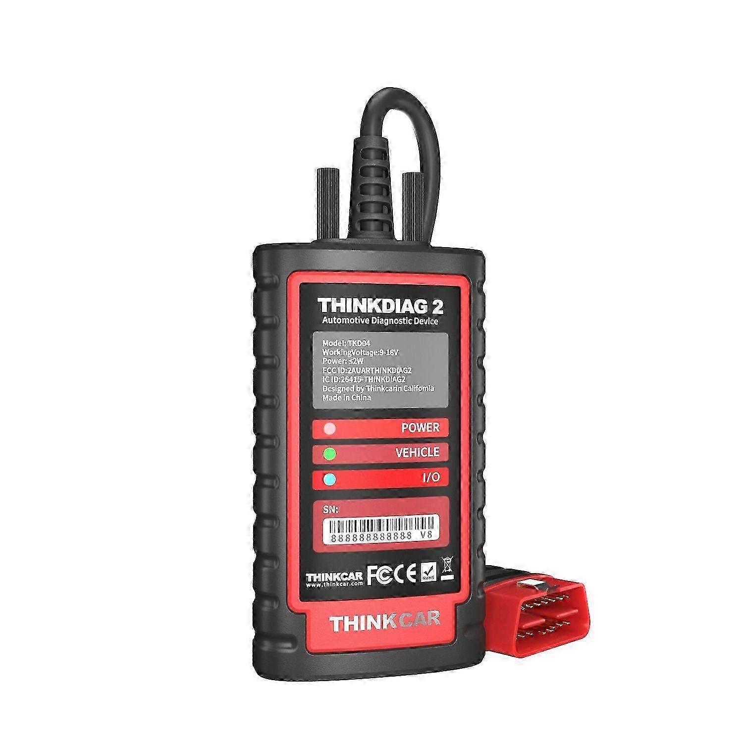Bil Full System Diagnos OBD2 Scanner ThinkDiag 2 SP164-V
