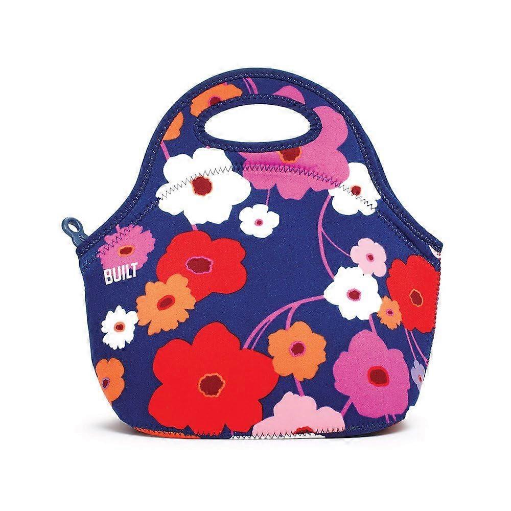 Insulated Neoprene Lunch Tote Bag, Reusable, Machine-Washable, Food Storage, Eco-Friendly Design, Durable Material