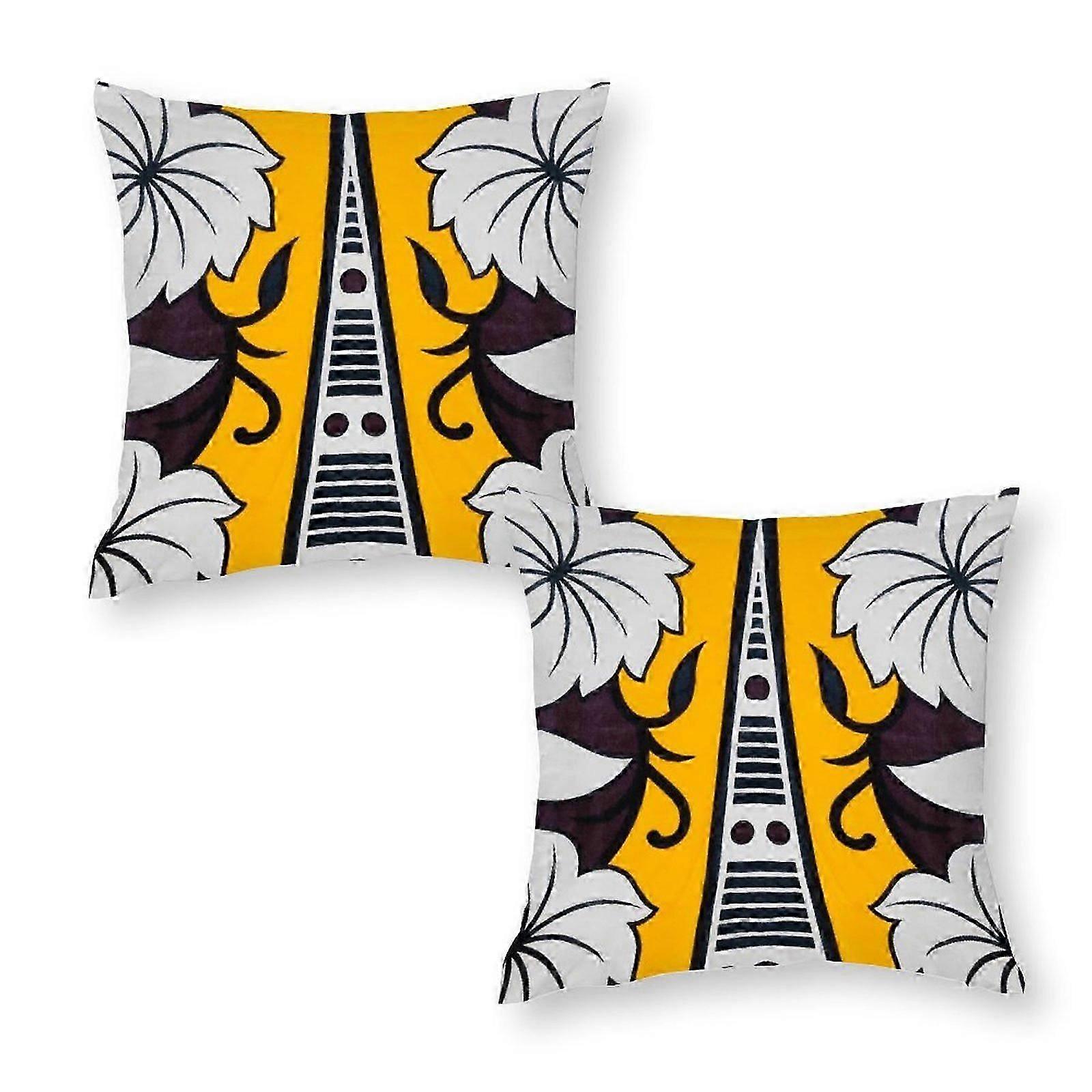 Art Painting Print Pillow Case Set of 2 Pcs