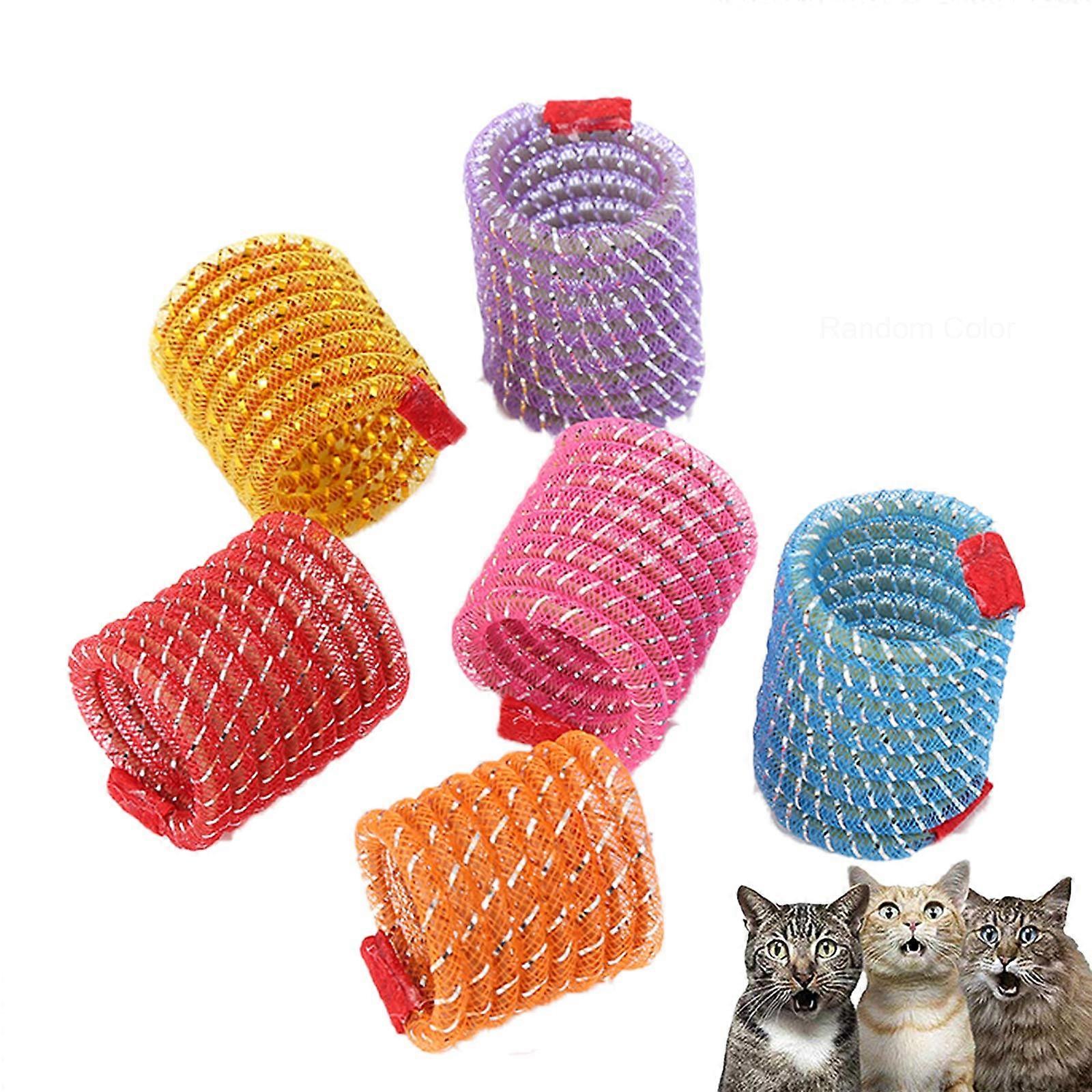 5 piece cat toy set for playful kittens and adult cats