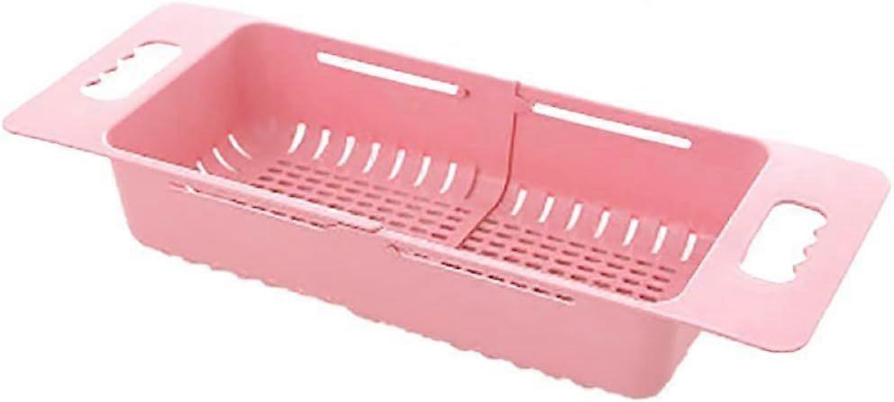 Retractable Plastic Kitchen Drainer for Vegetables, Fruit, Home Storage Basket