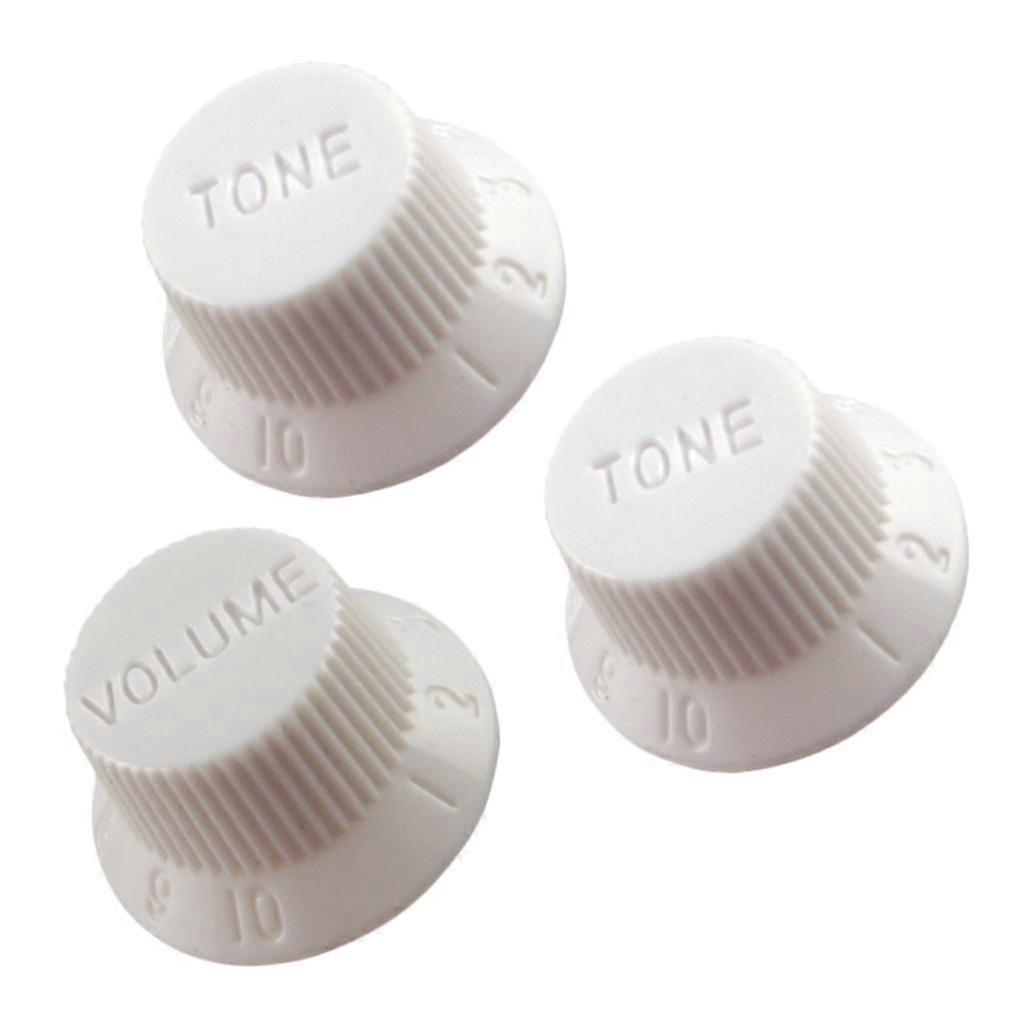 Guitar 1 Volume Control Switch Knobs for ST Sq Electric Guitar Black
