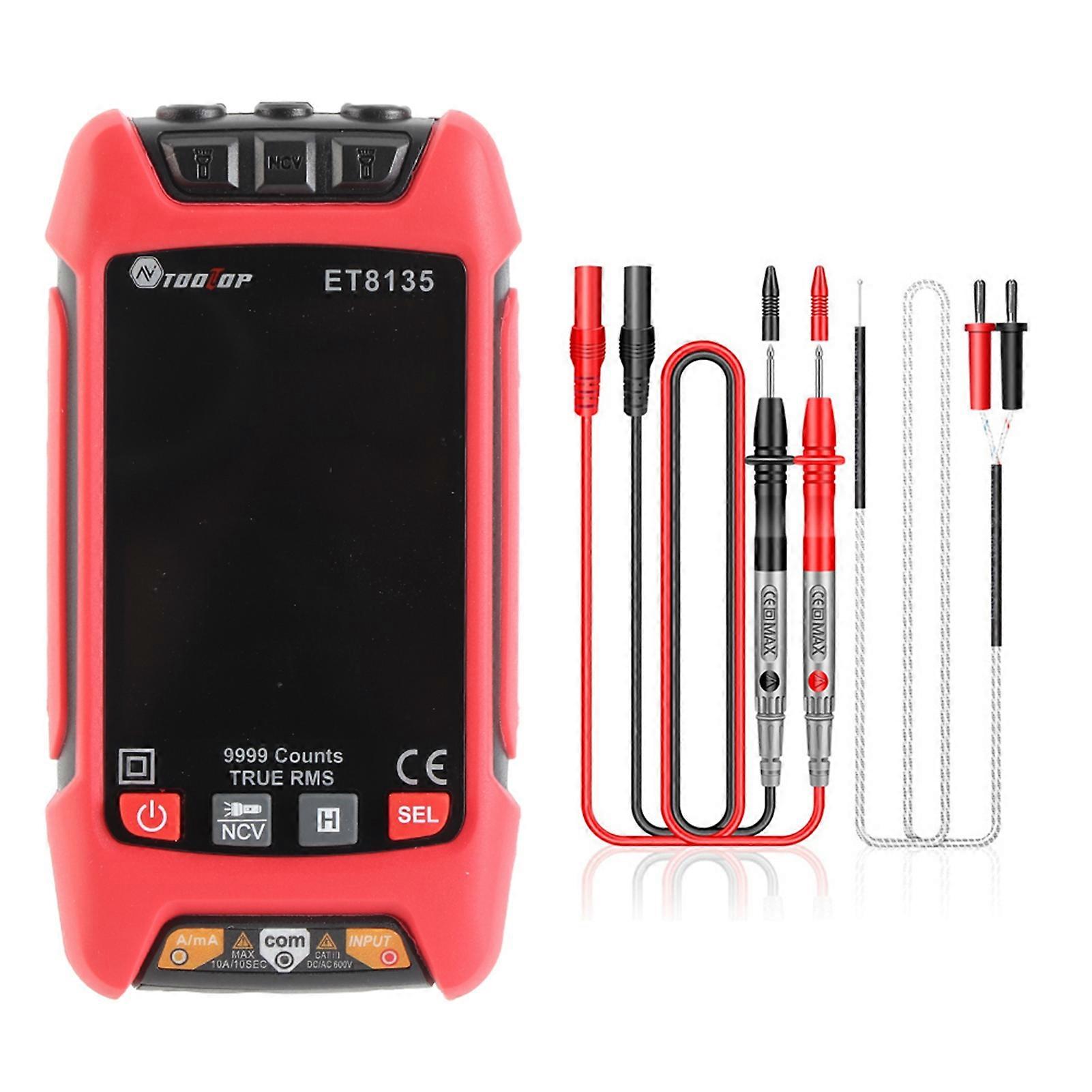 Multimeter 9999 Counts Digital Color Display AC/DC Voltage AC/DC Current Digital Multimeter for Electrician Industry