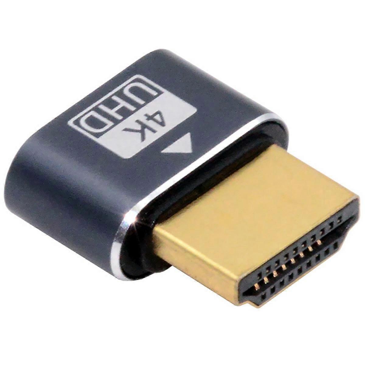 HD-034-BK Virtual Display Adapter 4K HD 1.4 DDC EDID Dummy Plug Headless Ghost Display Emulator