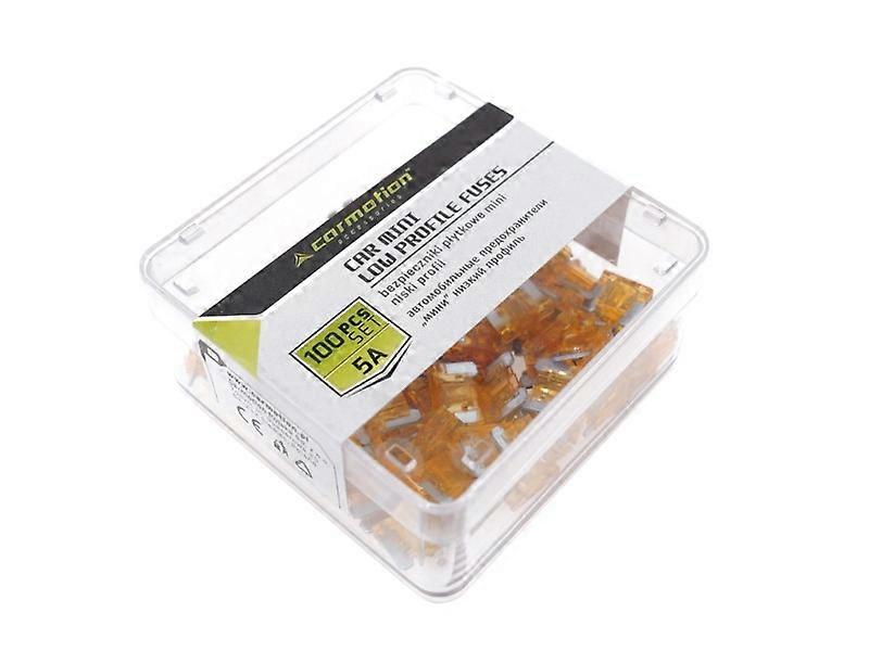 Mini lavprofil 5A klingesikringer, 100 stk.